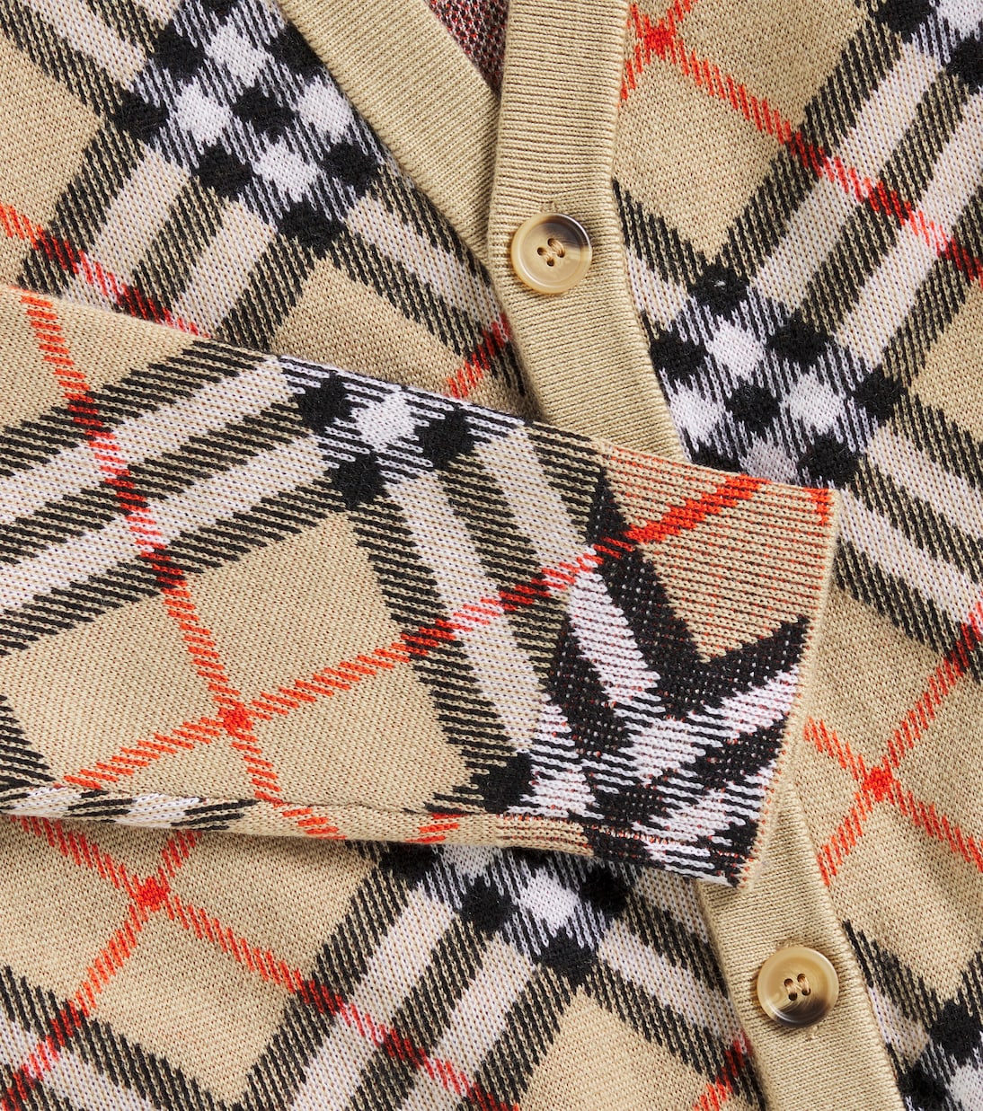 Burberry Check wool cardigan | Burberry Kids