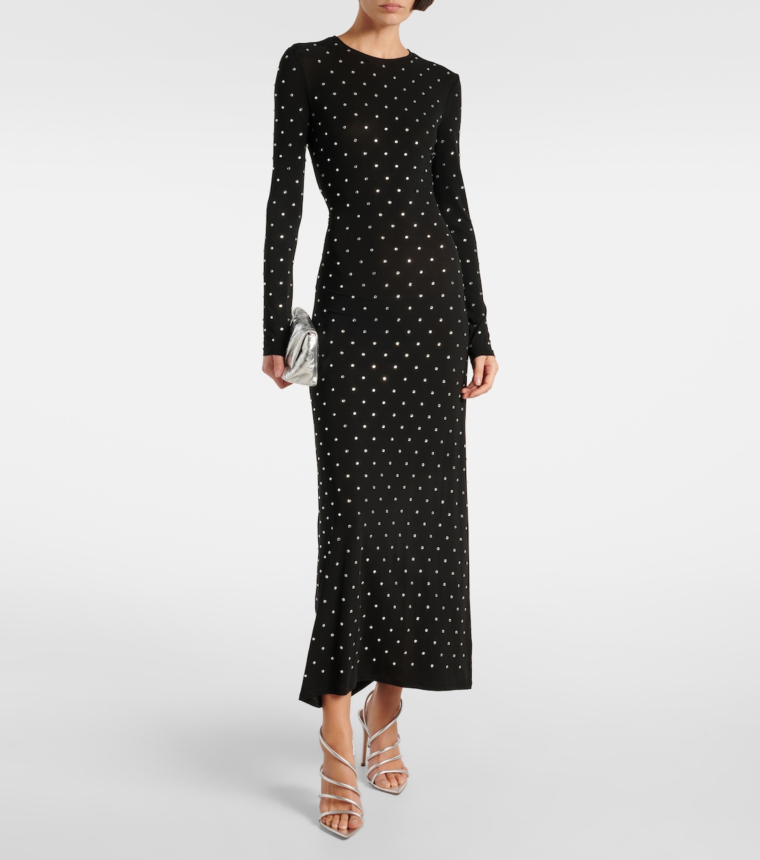 Ettie 105 metallic leather sandals | Gianvito Rossi