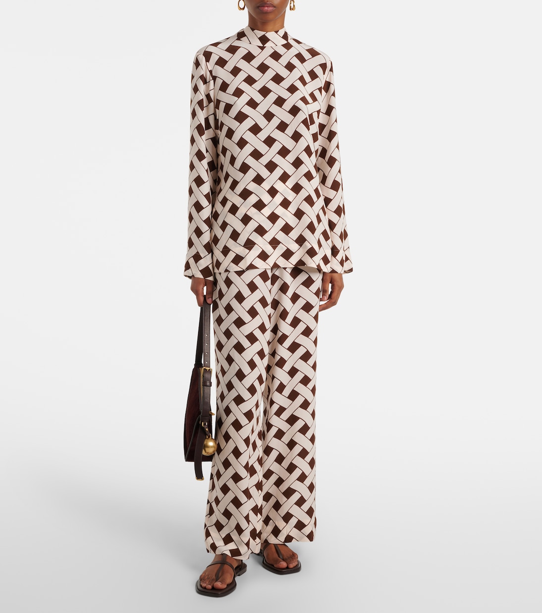 Pantalon ample Isotta imprimé | Rixo