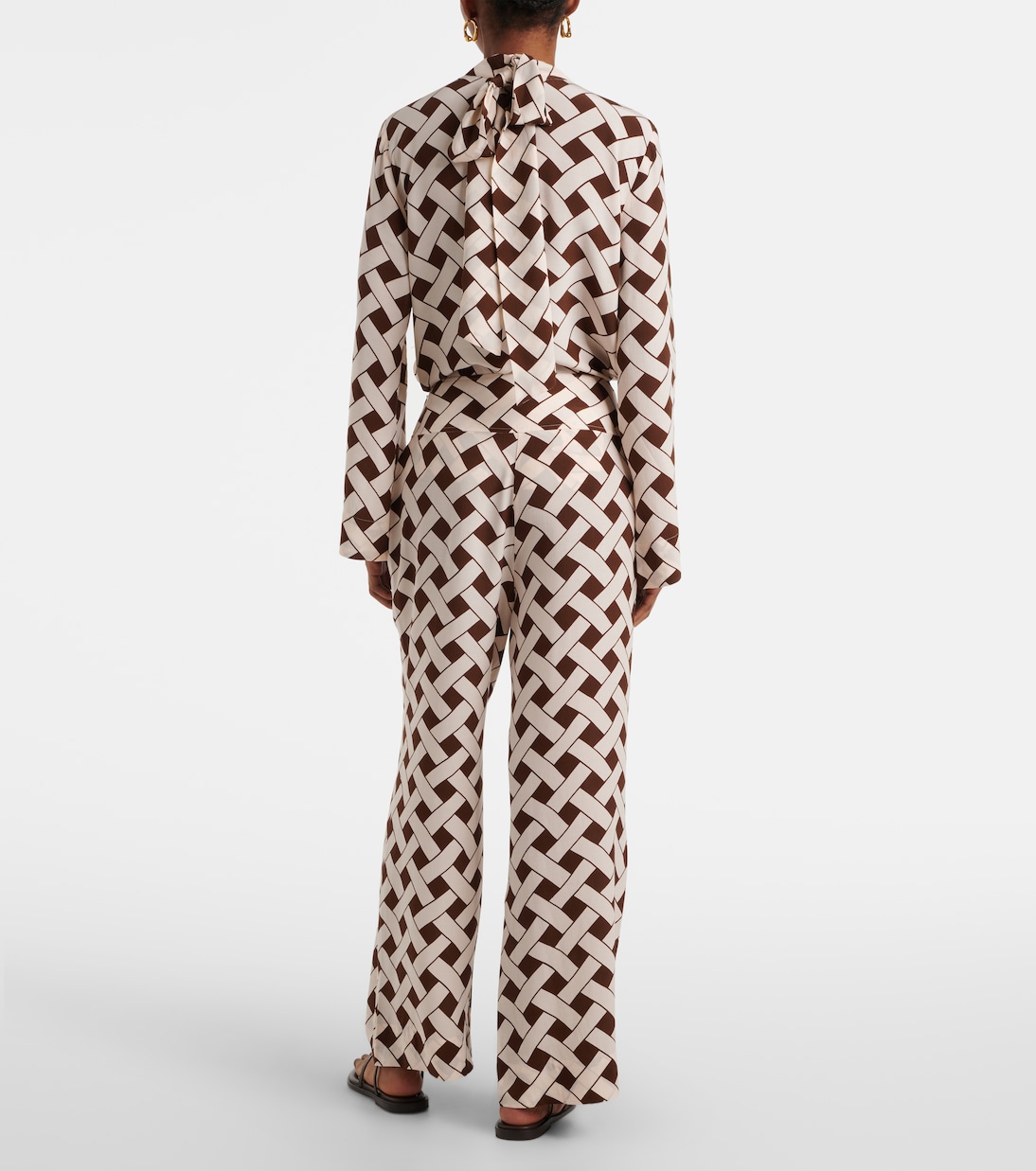 Pantalon ample Isotta imprimé | Rixo