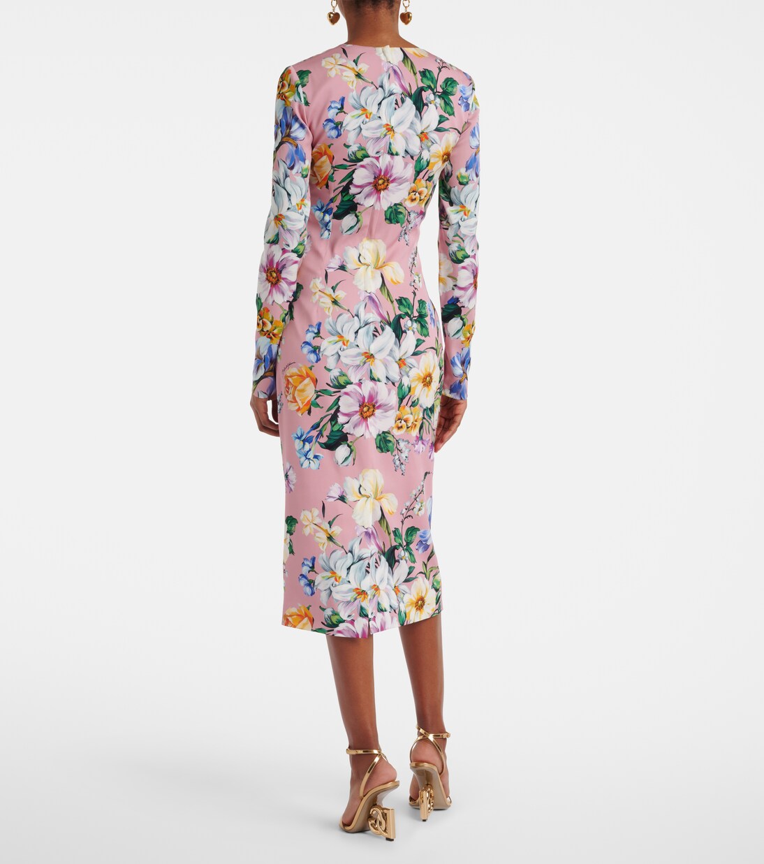 Midikleid aus einem Seidengemisch | Dolce&Gabbana