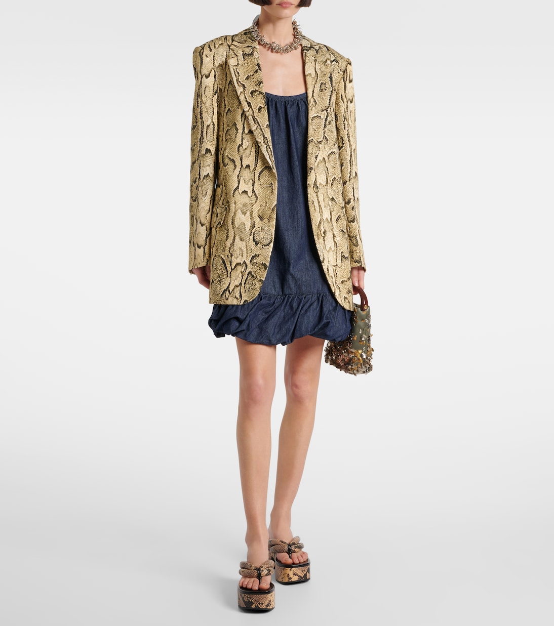 Abito corto di jeans | Dries Van Noten