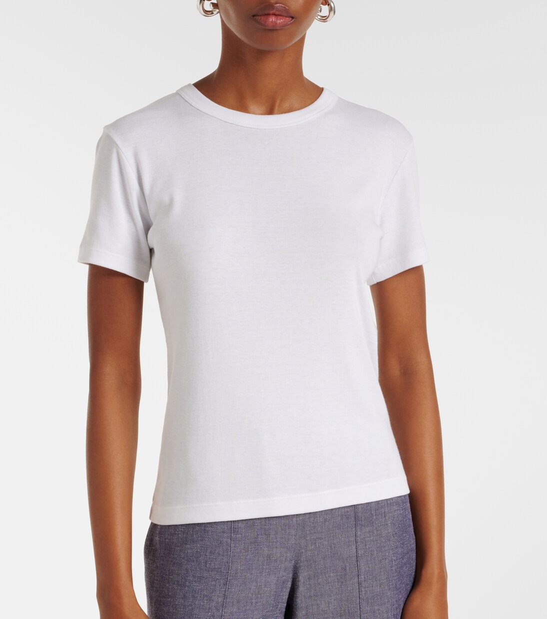 T-shirt Shrunken 90s en coton mélangé | Vince