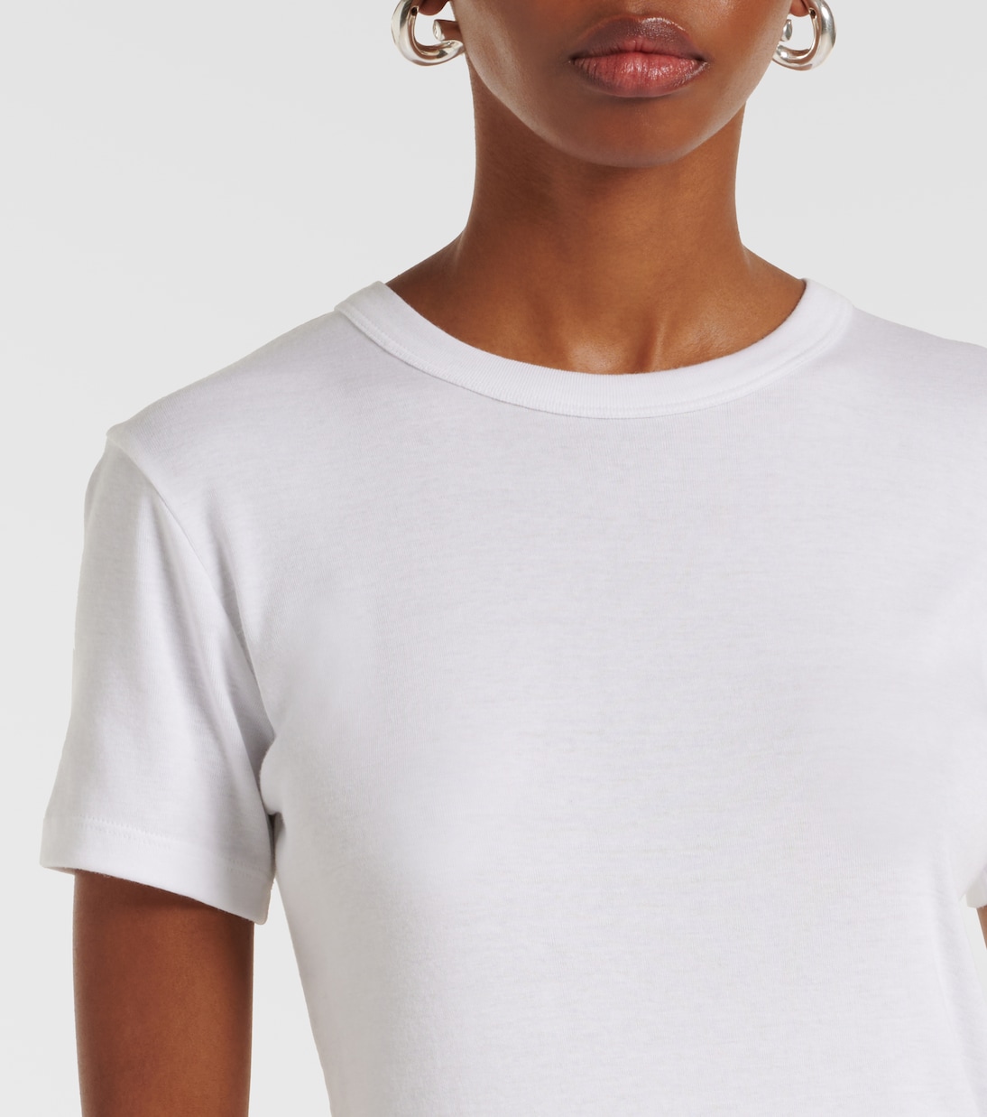 T-shirt Shrunken 90s en coton mélangé | Vince