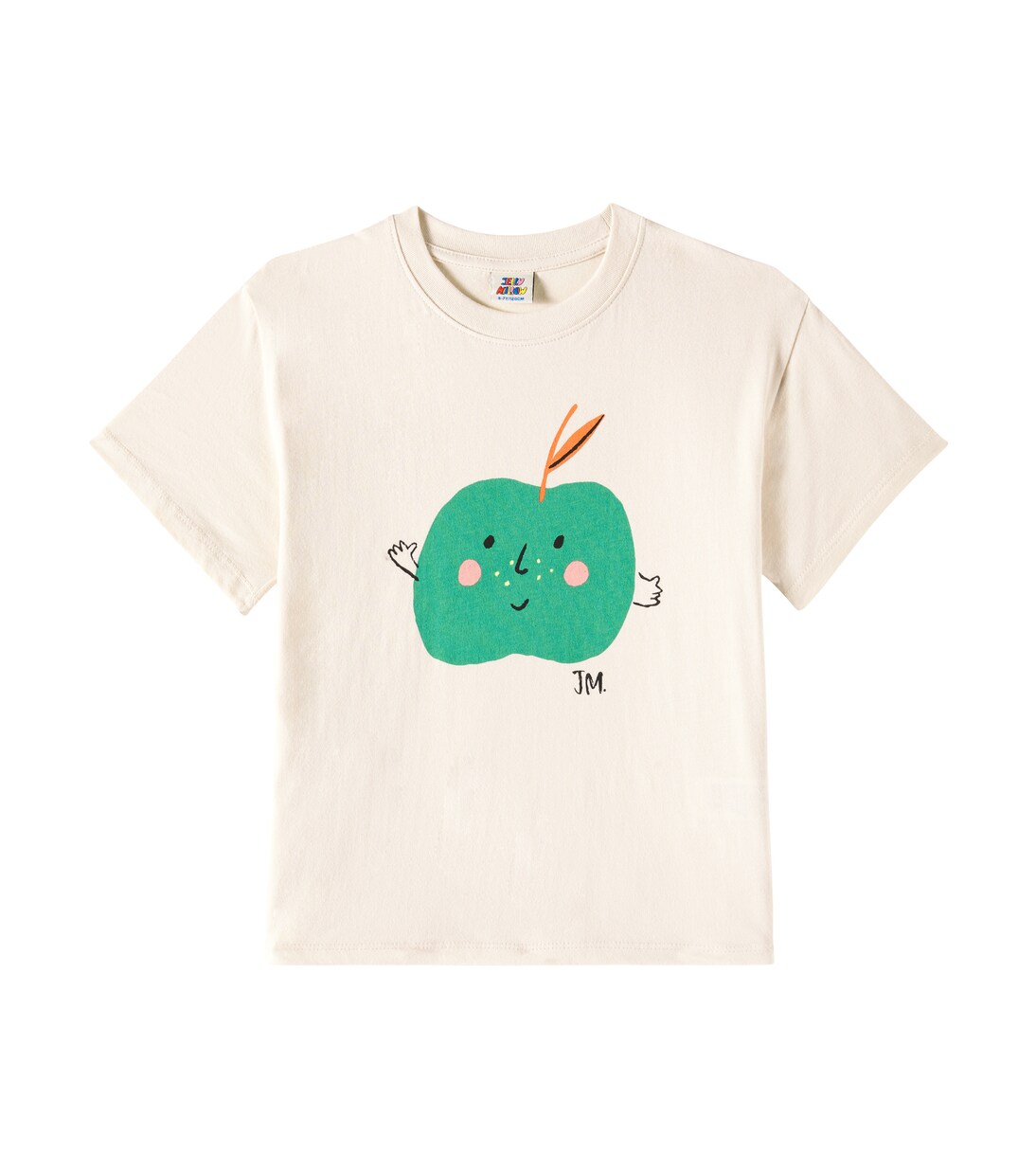 Printed cotton jersey T-shirt | Jellymallow