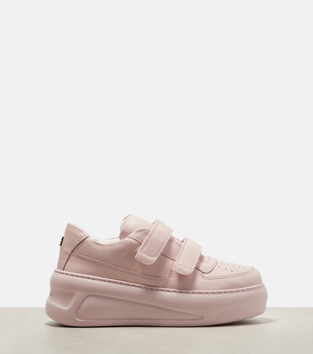 Sneakers Face in pelle con platform | Acne Studios