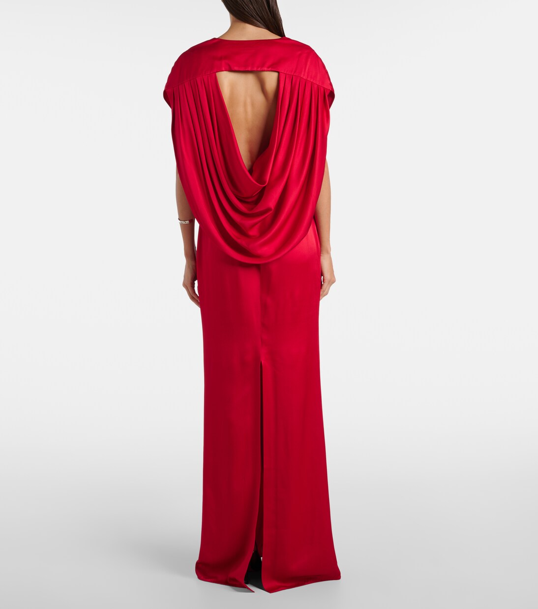 Robe longue en satin  | Stella McCartney
