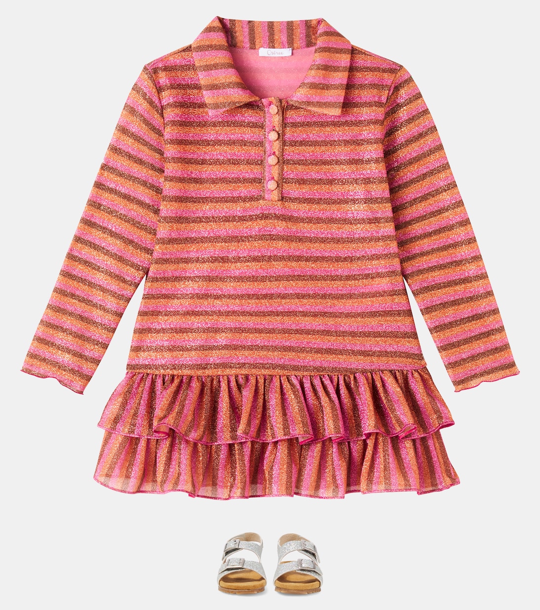 Lumière striped dress | Oséree Kids
