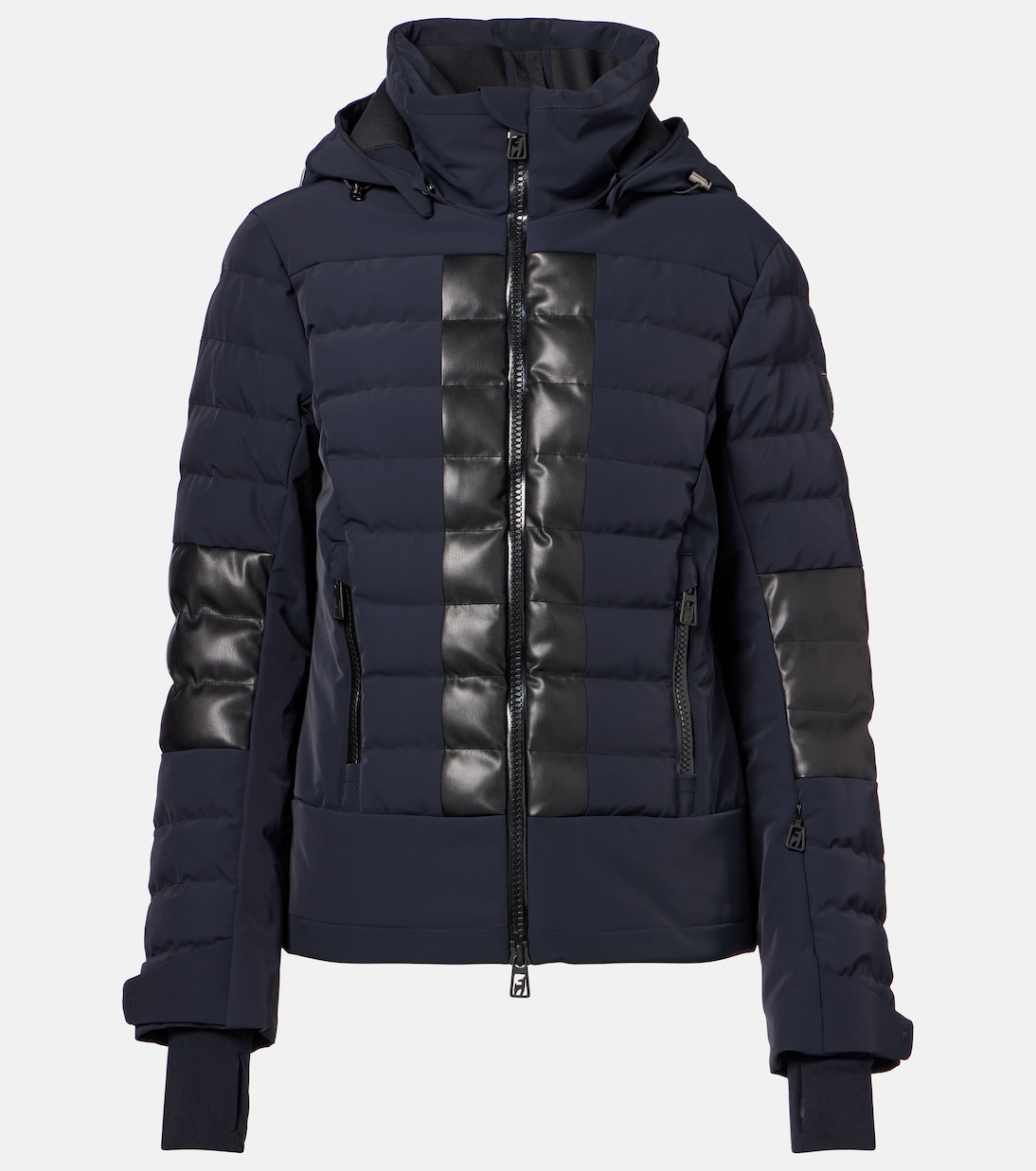 Skijacke Lisbeth mit Lederimitat | Toni Sailer