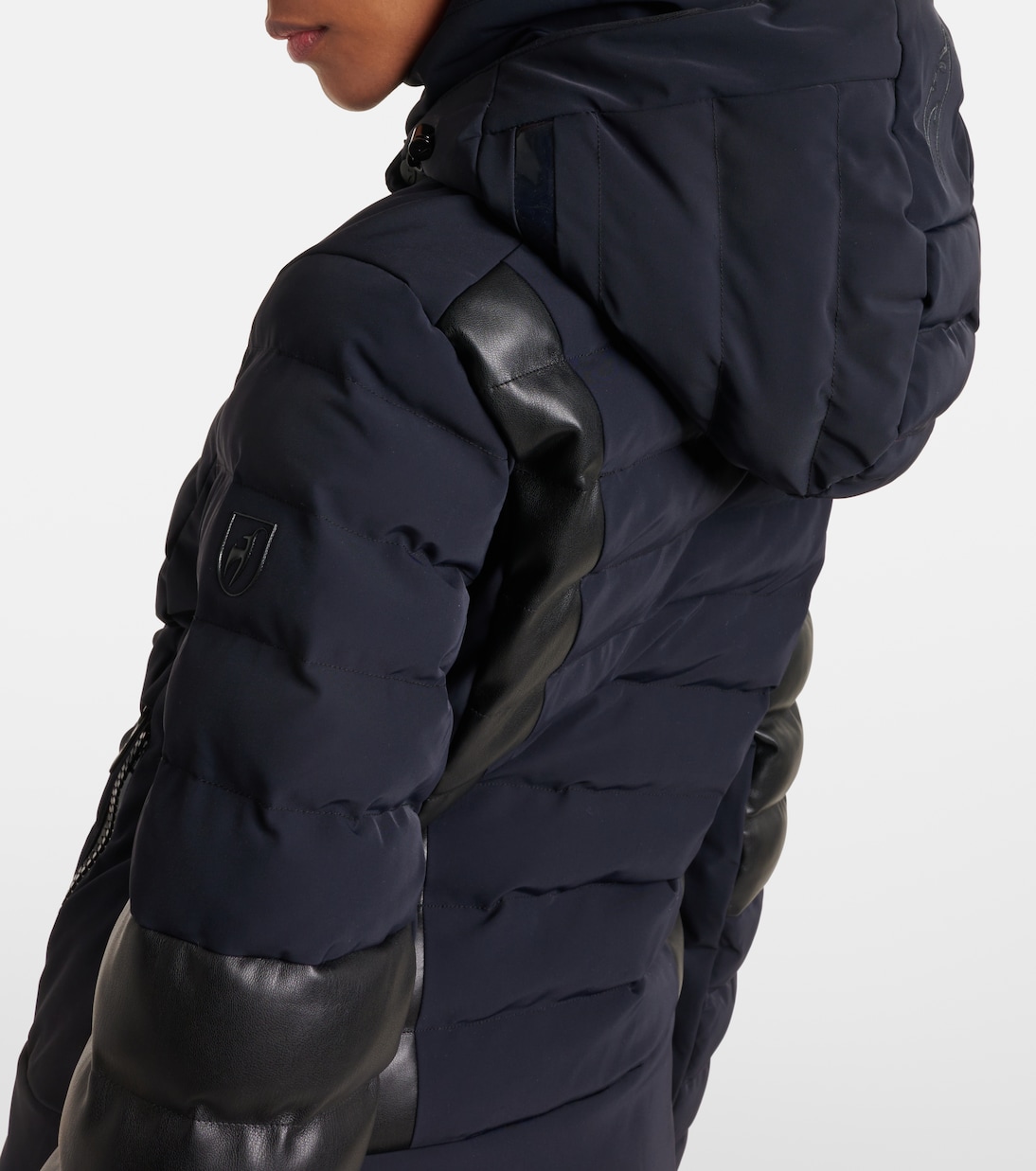 Skijacke Lisbeth mit Lederimitat | Toni Sailer