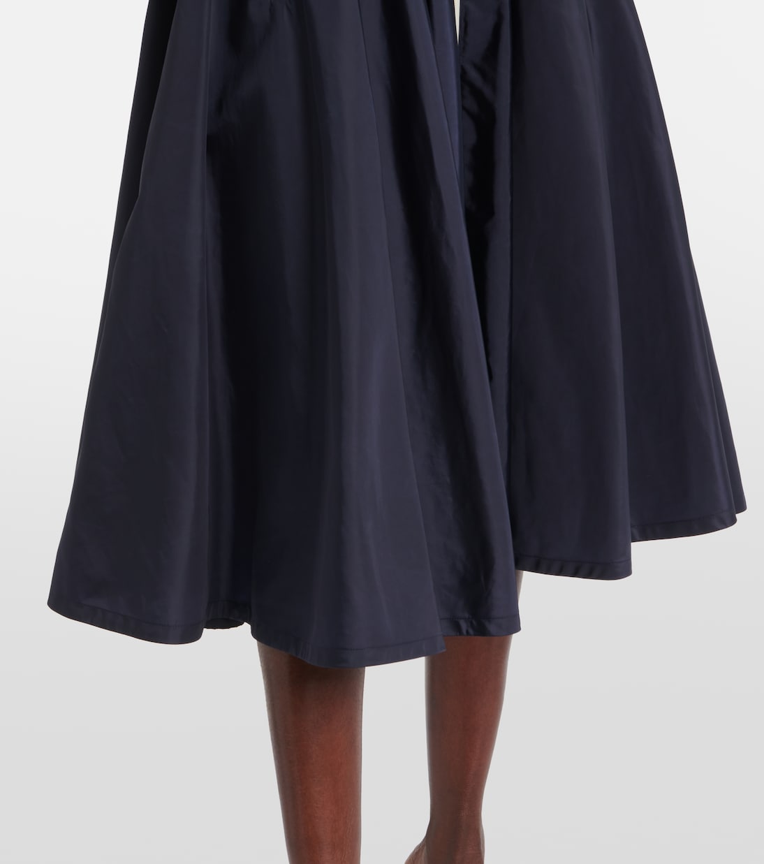 Re-Nylon zip-up midi skirt | Prada