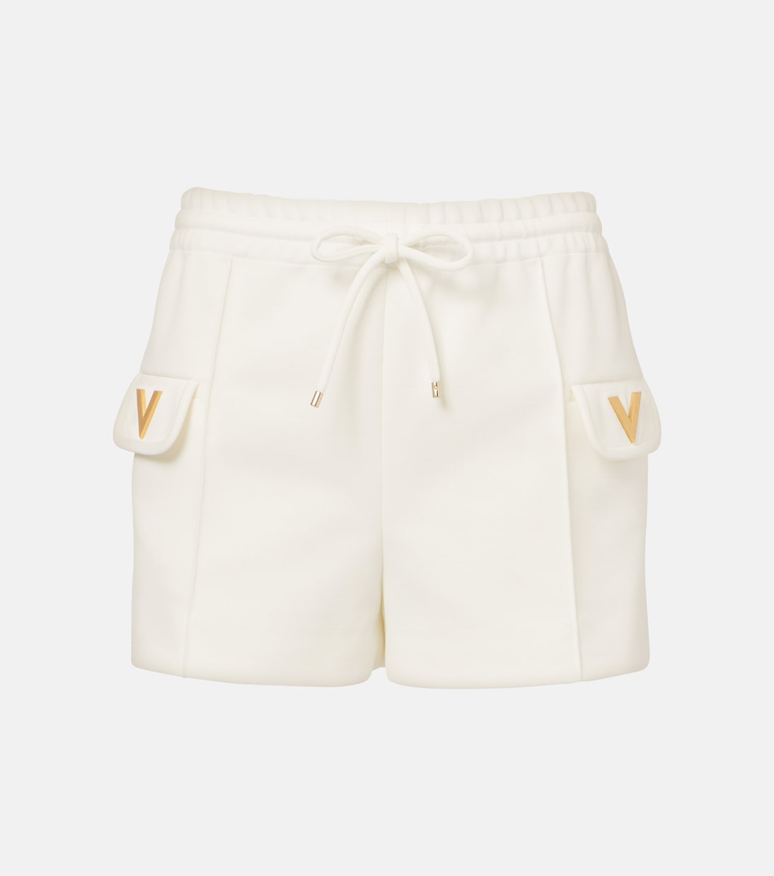 VGold jersey shorts | Valentino