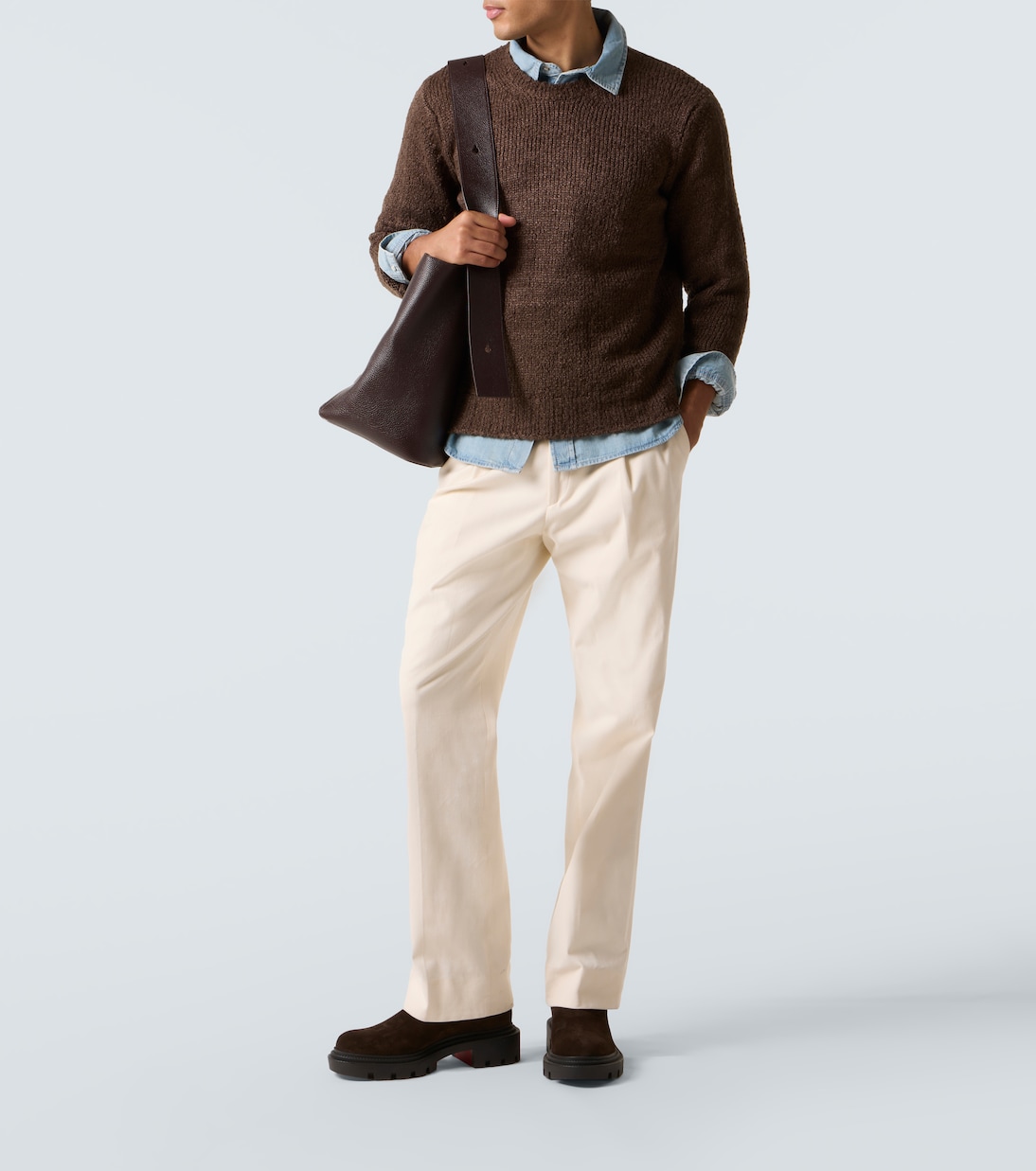 Devon College suede Chelsea boots | Christian Louboutin