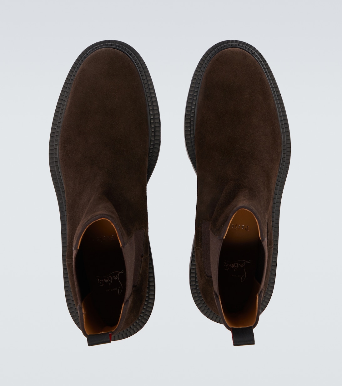 Devon College suede Chelsea boots | Christian Louboutin
