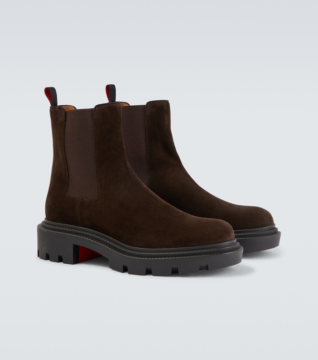 Devon College suede Chelsea boots | Christian Louboutin