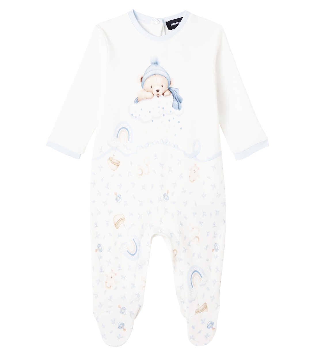 Baby printed cotton onesie and blanket | Monnalisa