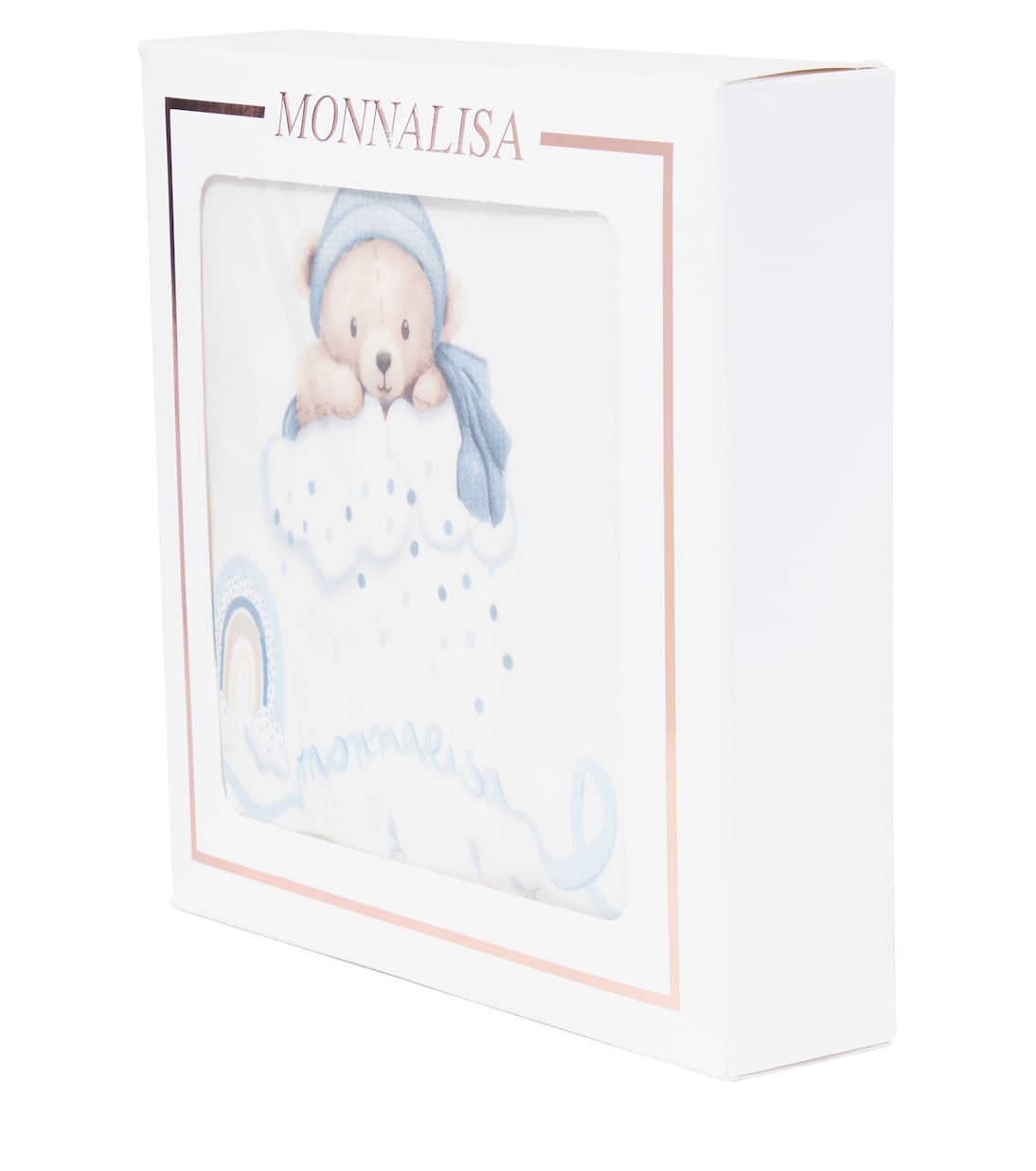 Baby printed cotton onesie and blanket | Monnalisa