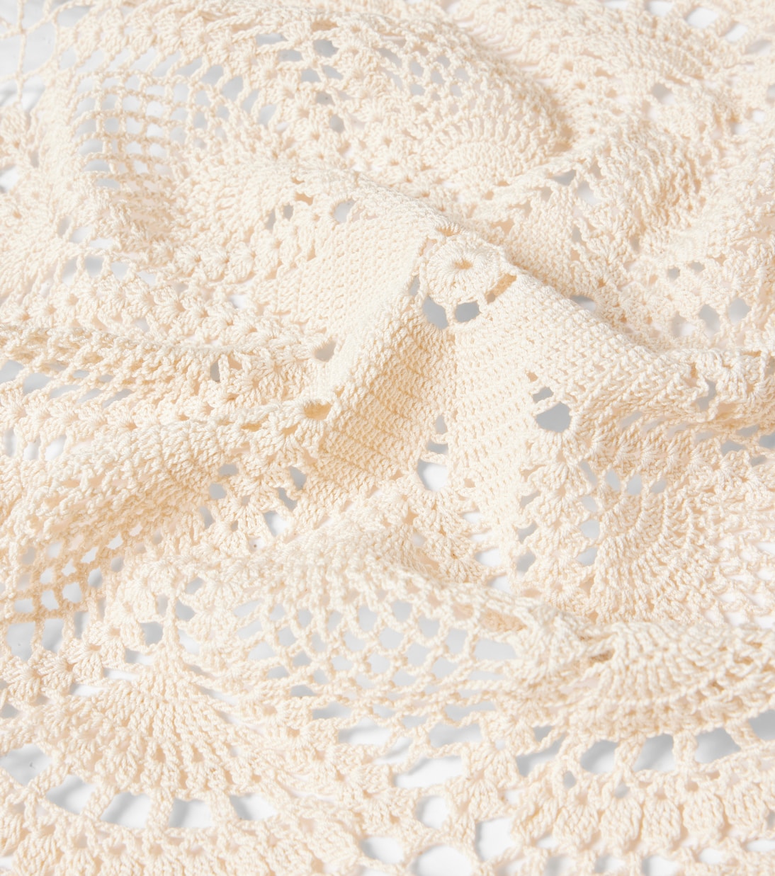 Floral crochet cotton scarf | Magda Butrym