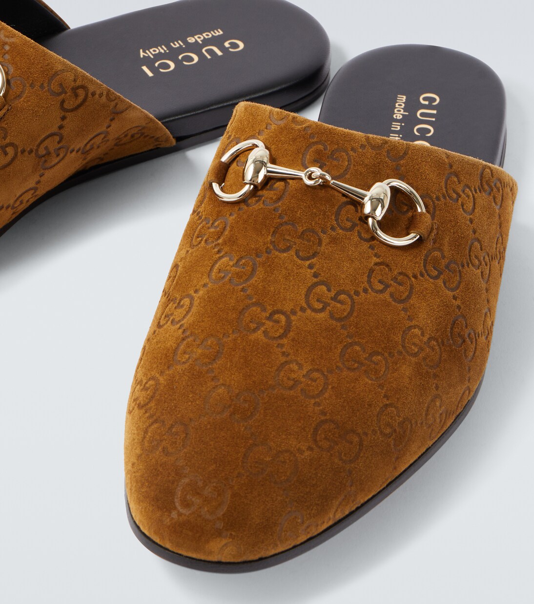 GG Horsebit suede mules | Gucci