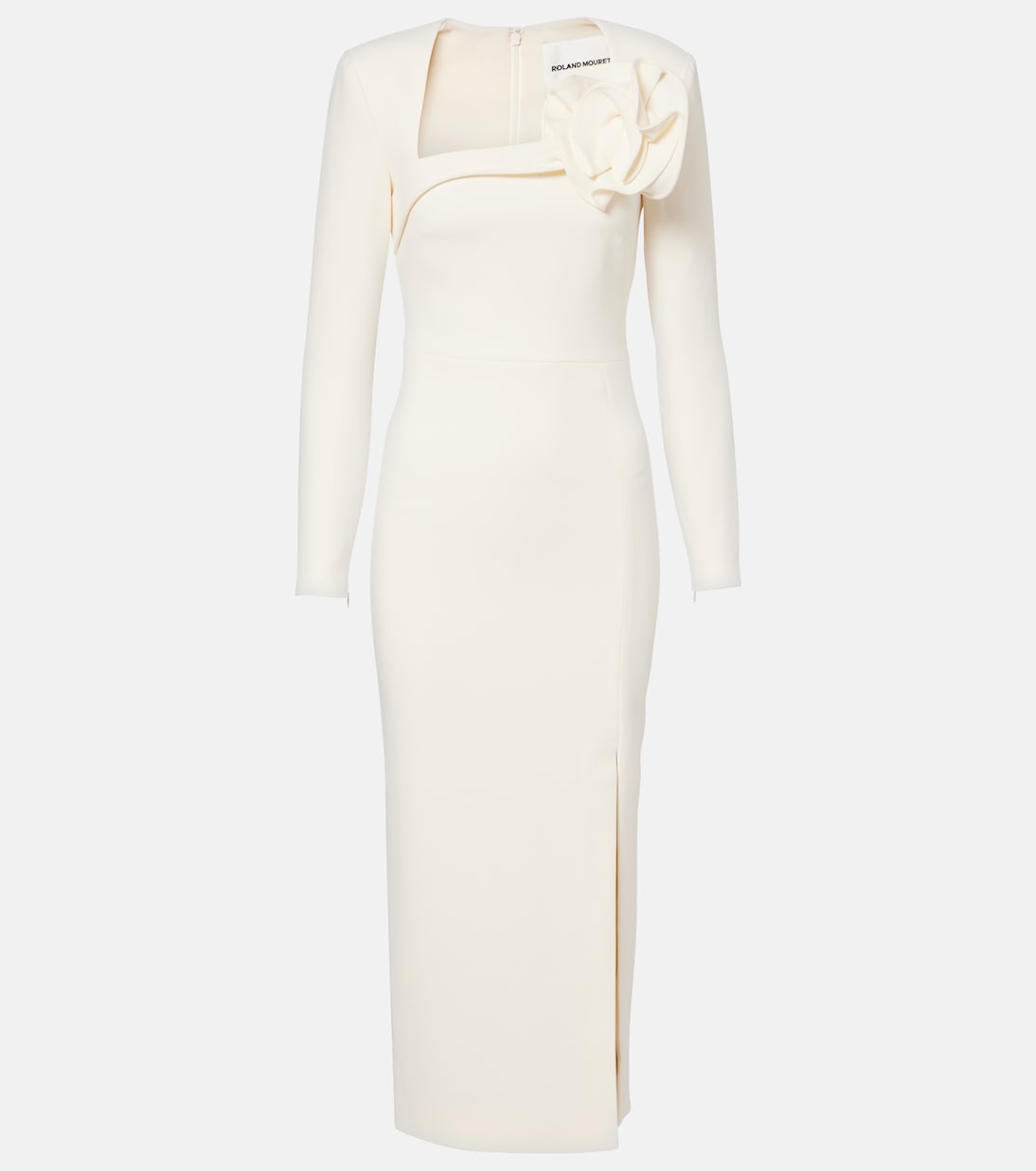 Robe midi en crêpe | Roland Mouret