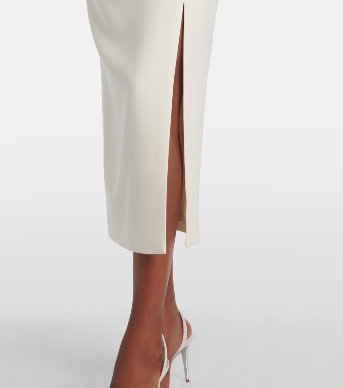 Robe midi en crêpe | Roland Mouret