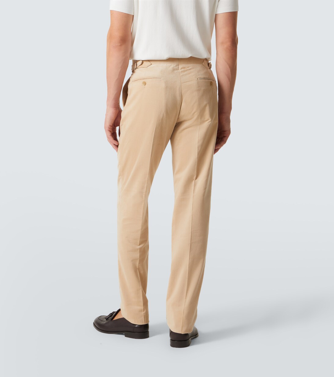 Cotton corduroy straight pants | Ralph Lauren Purple Label