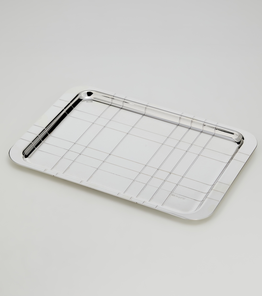 Graphik silver-plated tray | Christofle