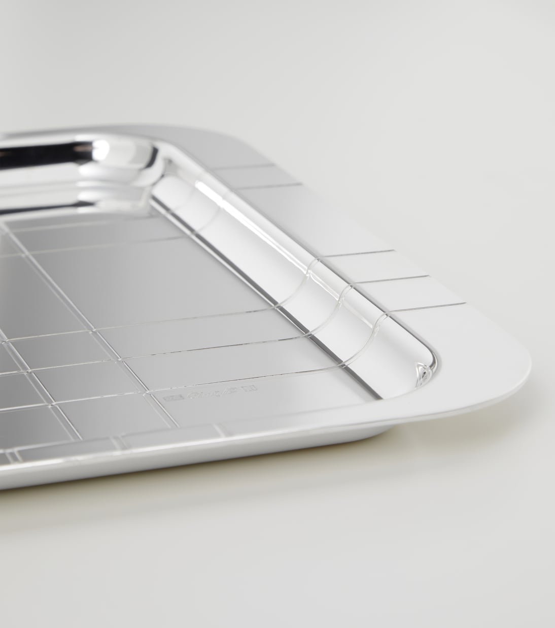 Graphik silver-plated tray | Christofle