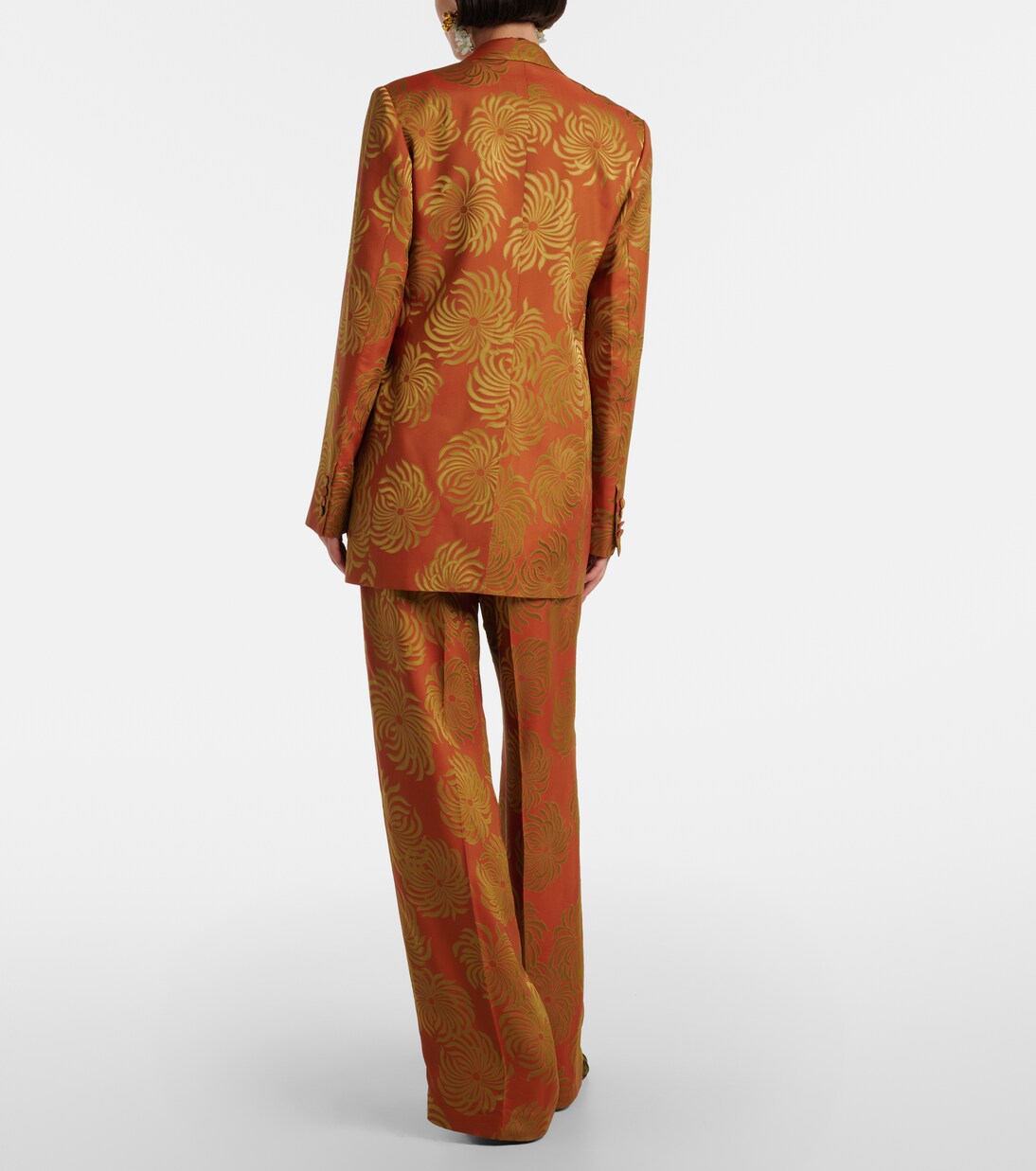 Blazer en jacquard à fleurs | Dries Van Noten