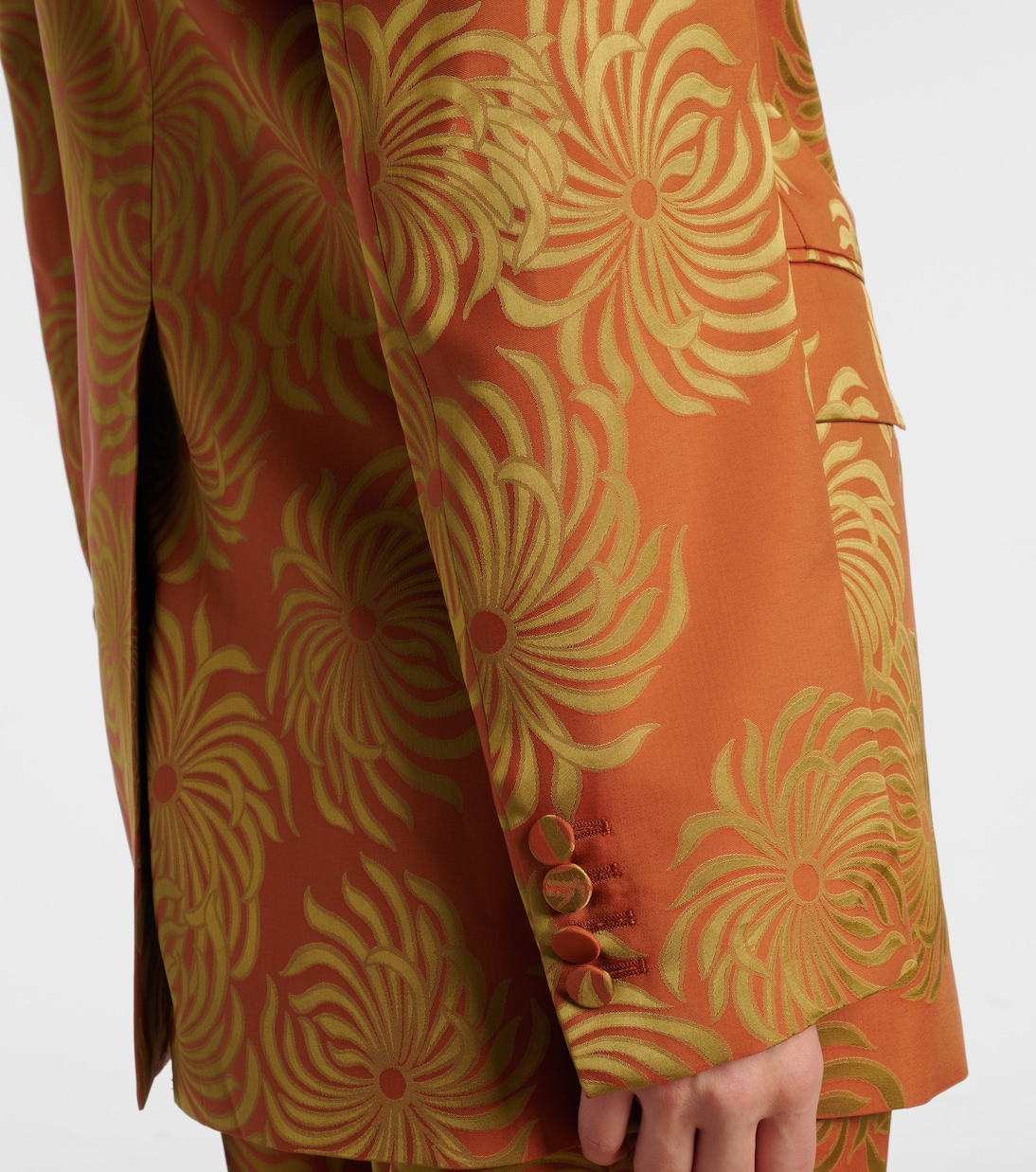 Blazer en jacquard à fleurs | Dries Van Noten