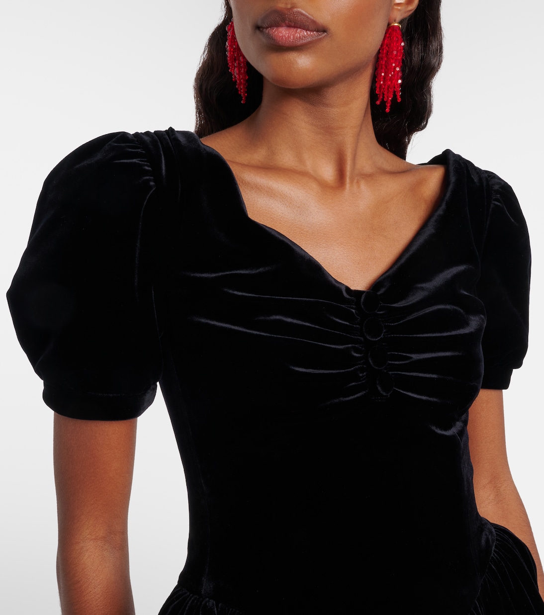 Minikleid aus Samt | Shushu/Tong