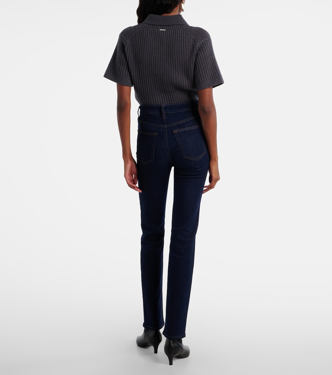 High-Rise Slim Jeans Pencil | Frame