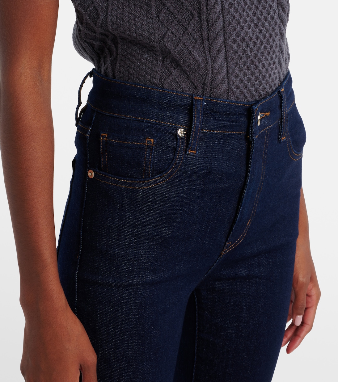 High-Rise Slim Jeans Pencil | Frame