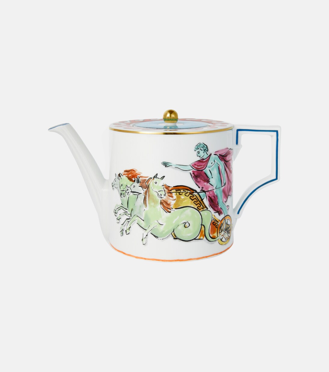 Il Viaggio di Nettuno teapot by Luke Edward Hall | Ginori 1735