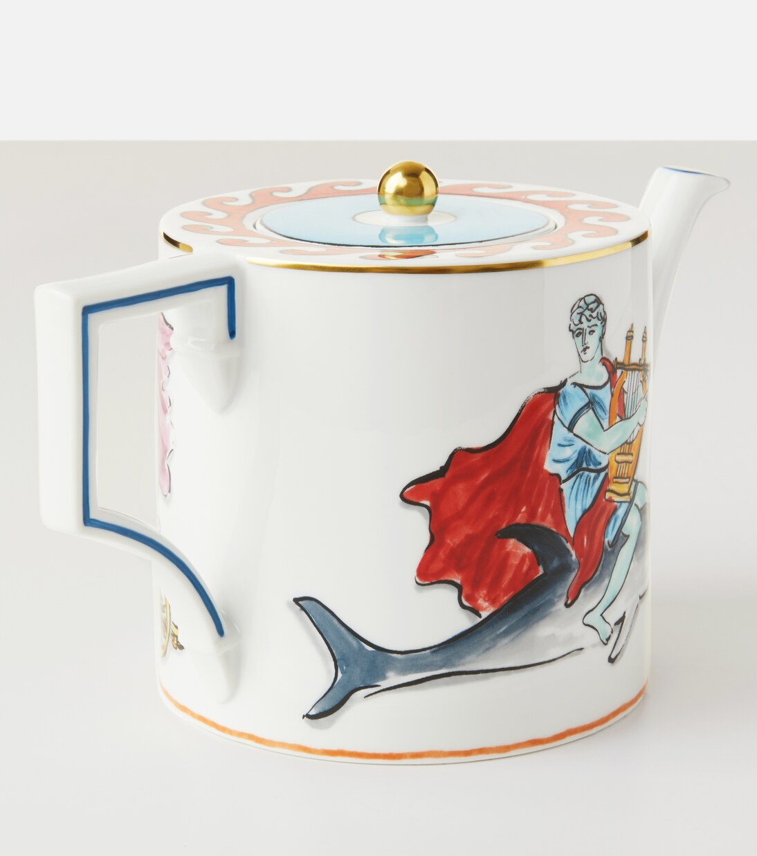 Il Viaggio di Nettuno teapot by Luke Edward Hall | Ginori 1735