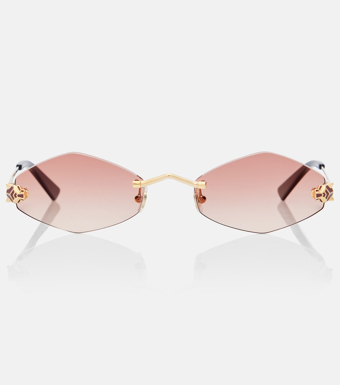 Gafas de sol ovaladas Panthère de Cartier  | Cartier Eyewear Collection