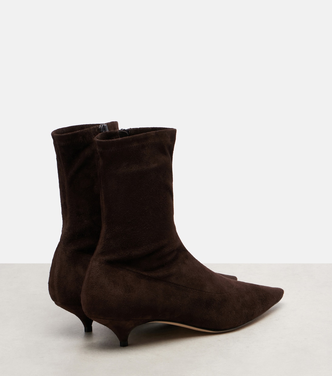 Liisa 40 suede ankle boots | The Row