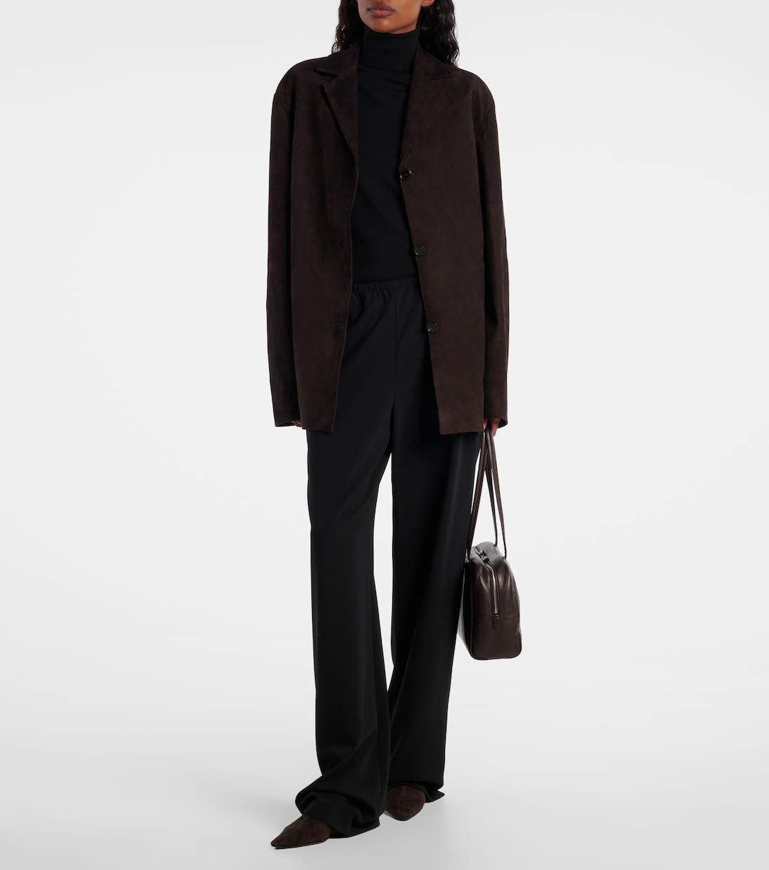 Liisa 40 suede ankle boots | The Row