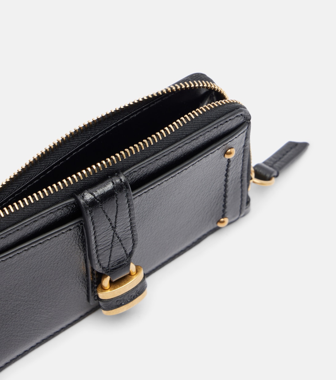 Paddington Small leather card holder | Chloé