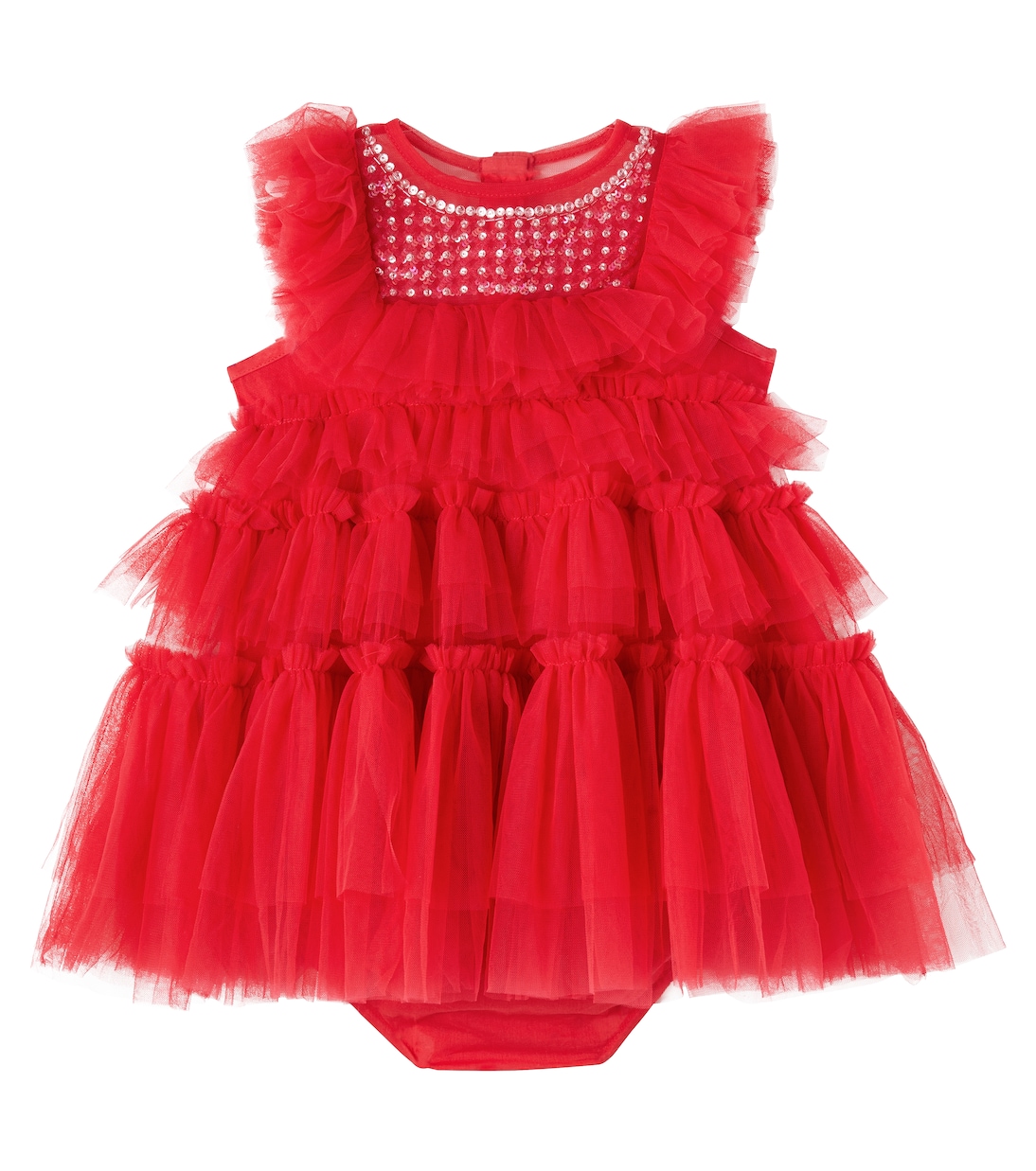 Bébé – Robe Rococo et culotte bloomer en tulle à ornements | Tutu Du Monde