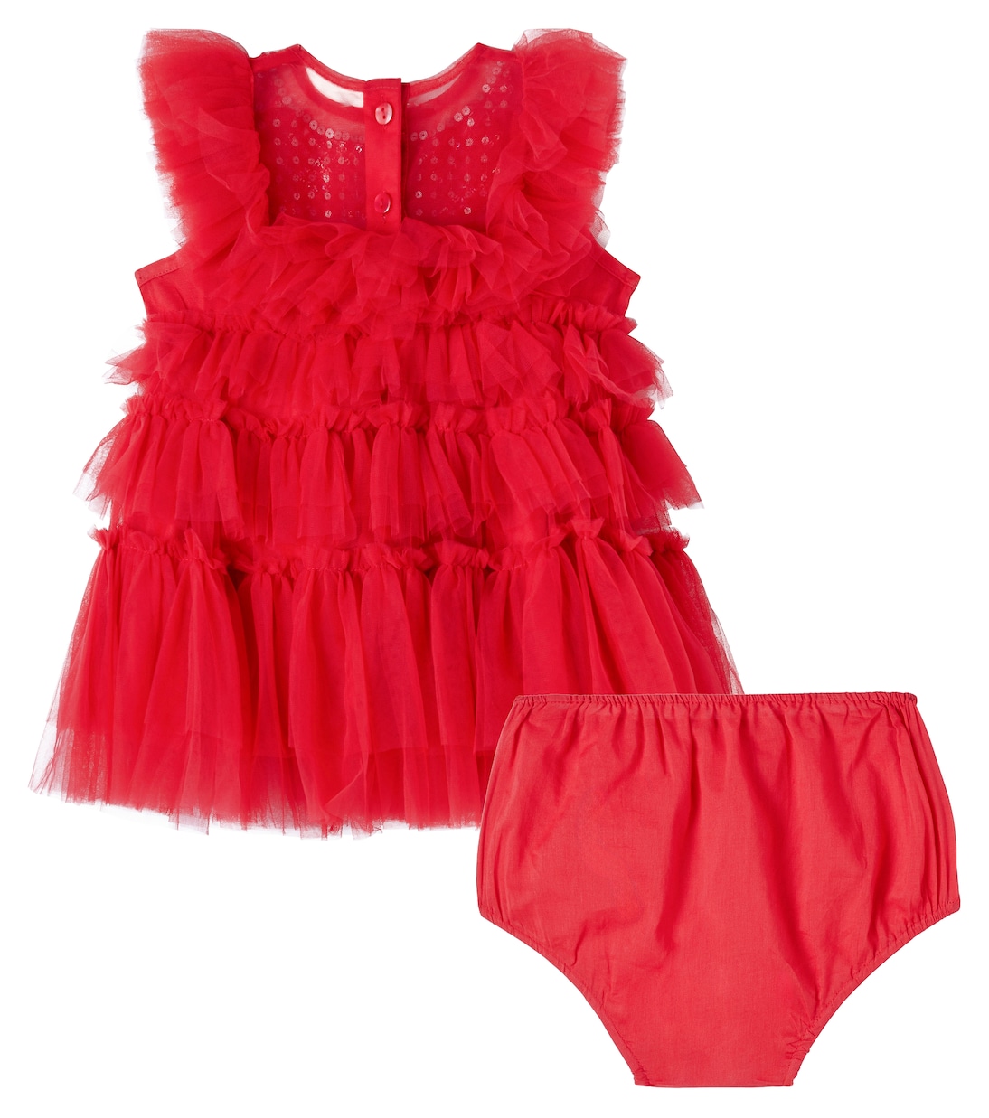 Bébé – Robe Rococo et culotte bloomer en tulle à ornements | Tutu Du Monde