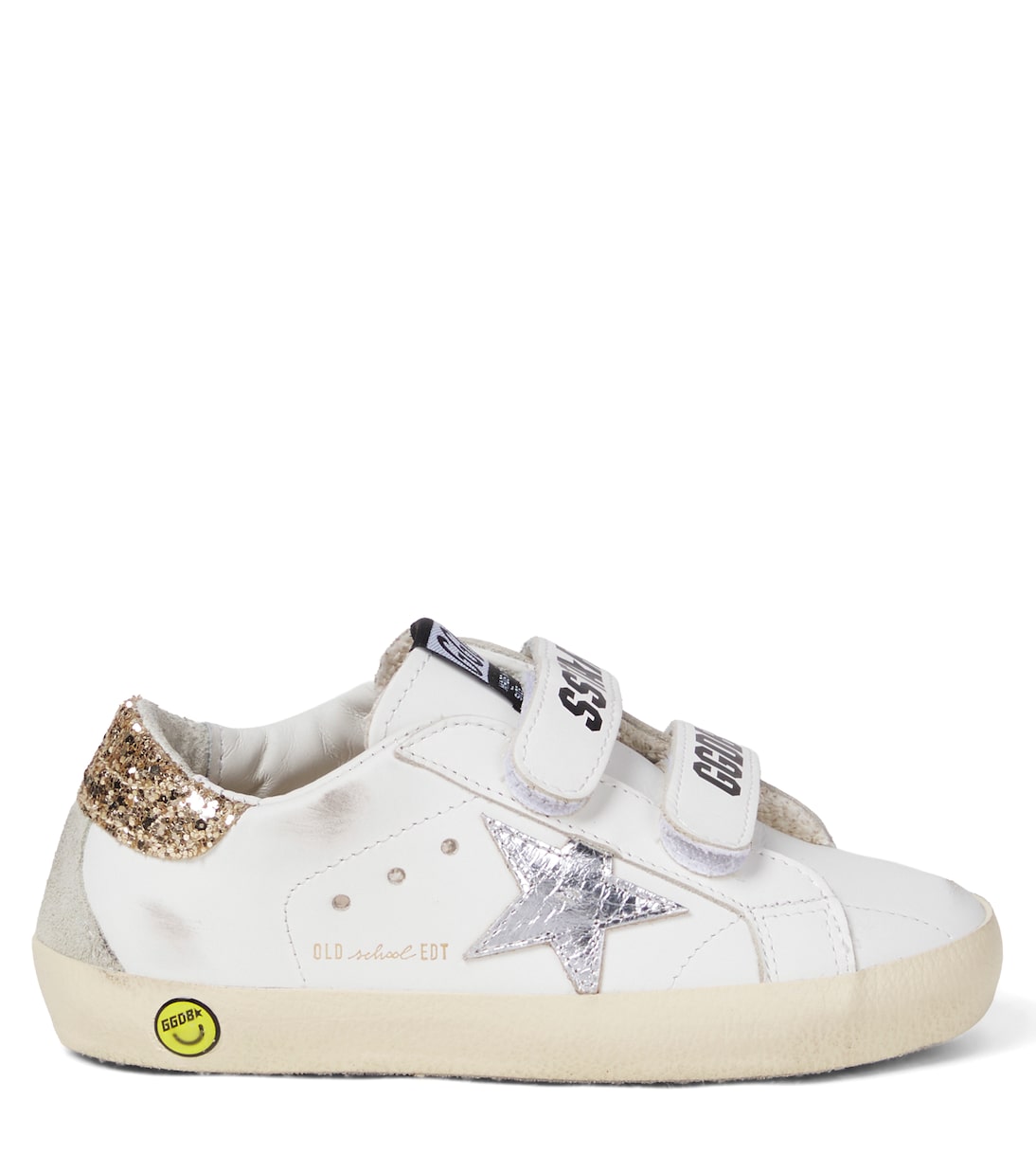 Baskets Old School en cuir à sequins | Golden Goose Kids