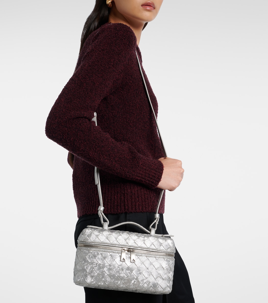 Bang Bang metallic leather vanity bag | Bottega Veneta