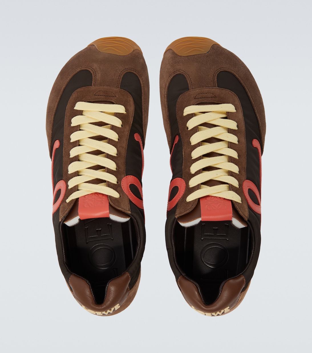 Ballet Runner 2.0 suede-trimmed sneakers | Loewe