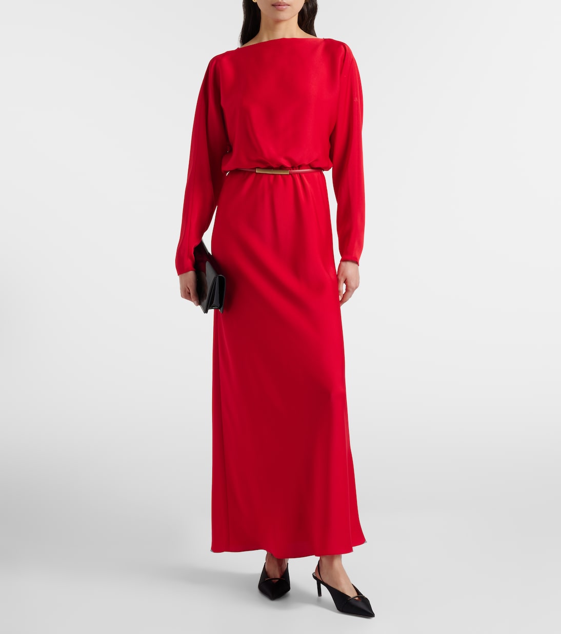 Draped satin gown | Max Mara