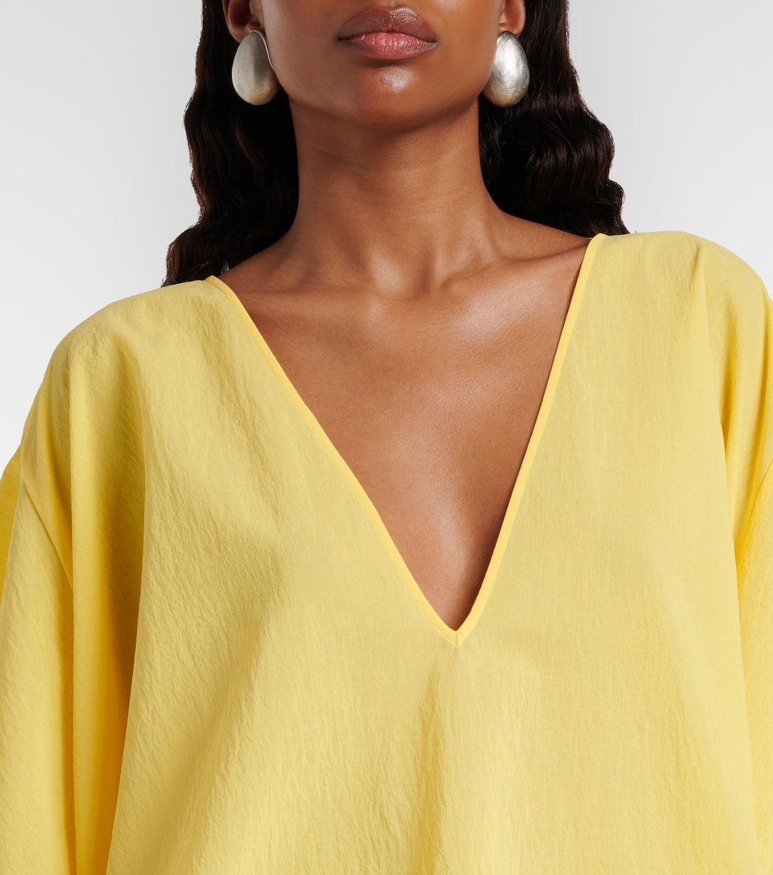 Paysan cotton-blend poplin minidress | Jacquemus
