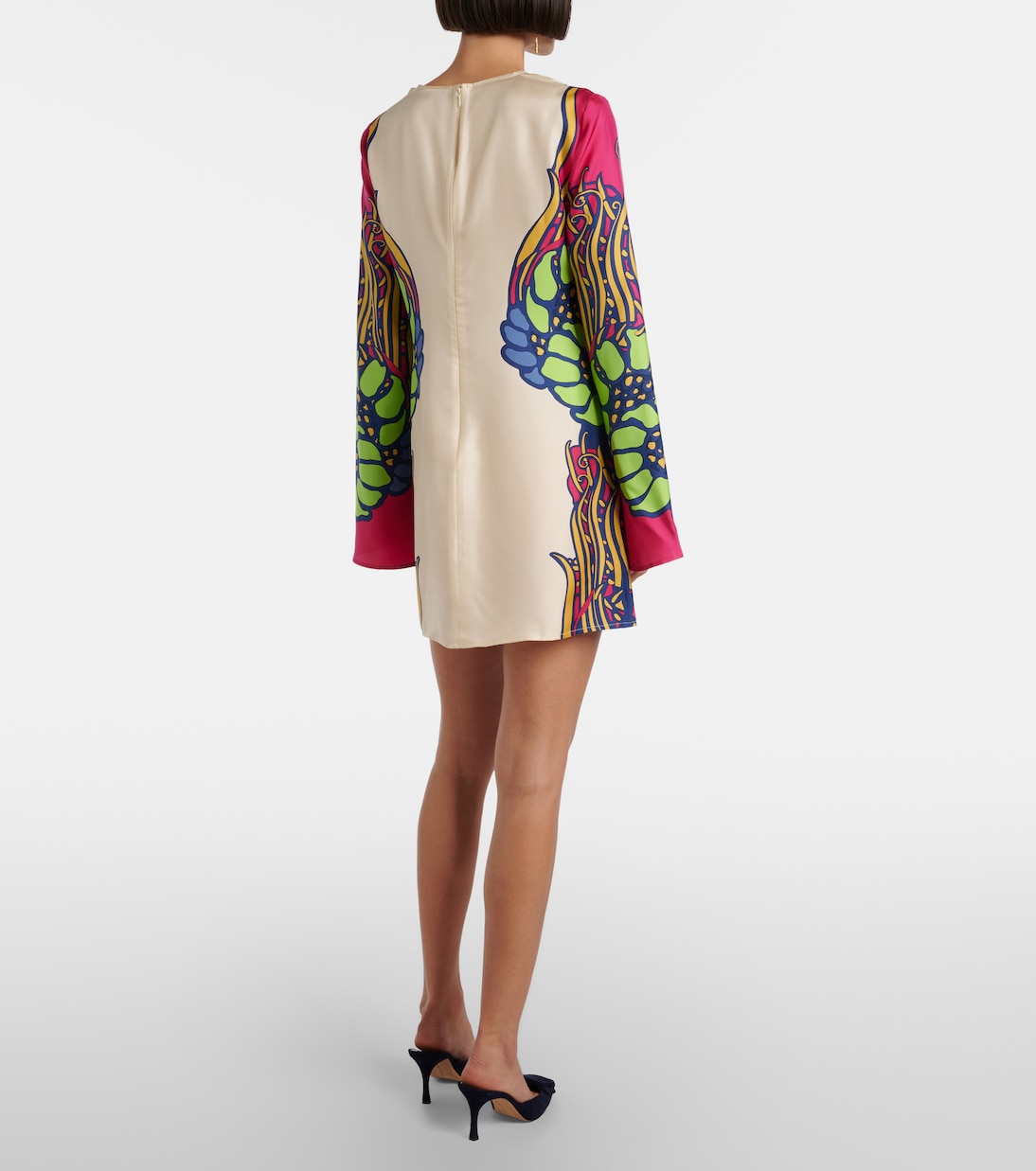 Minikleid Lemuria Placée aus Seidensatin | La DoubleJ