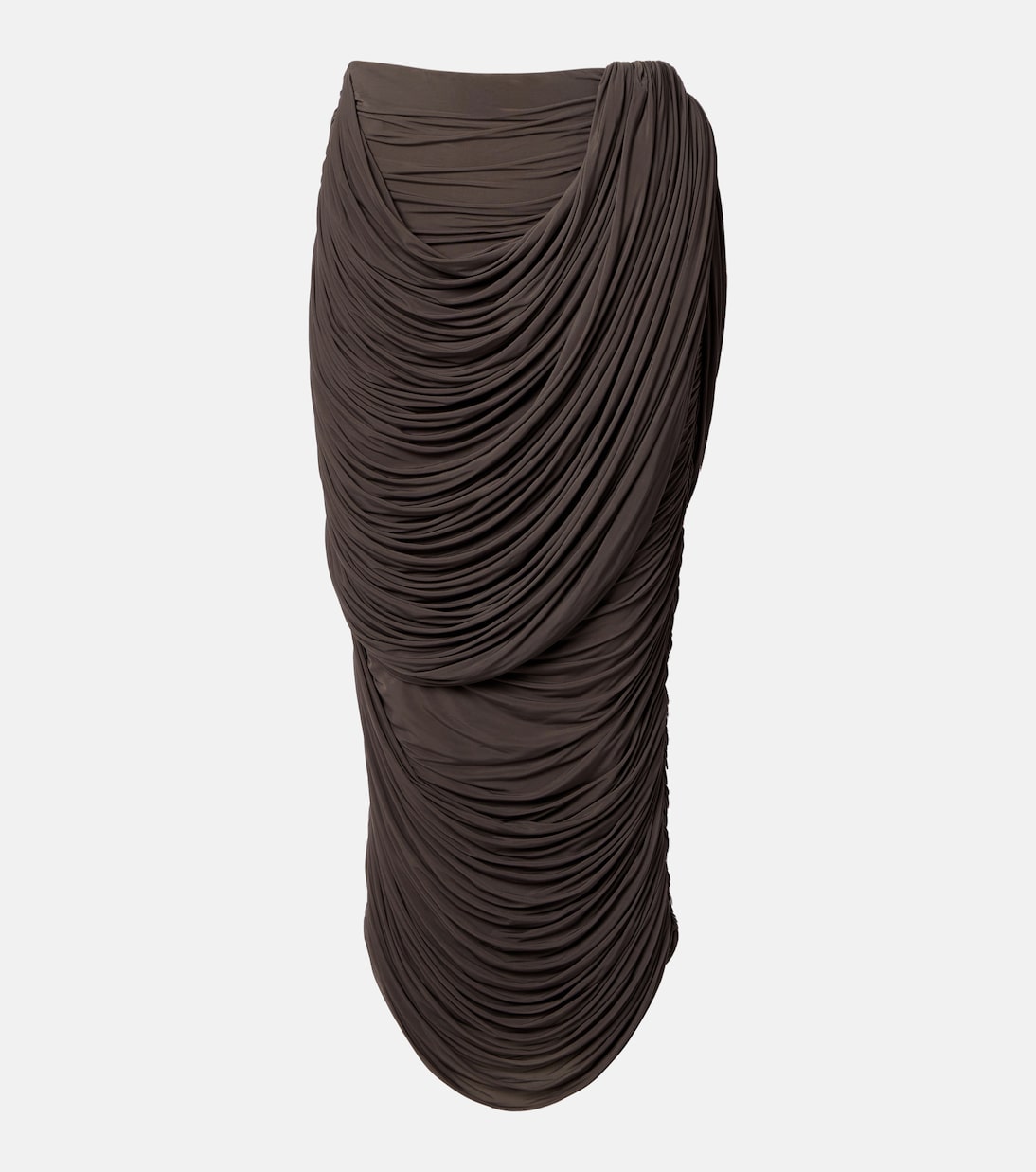 Draped jersey midi skirt | Magda Butrym