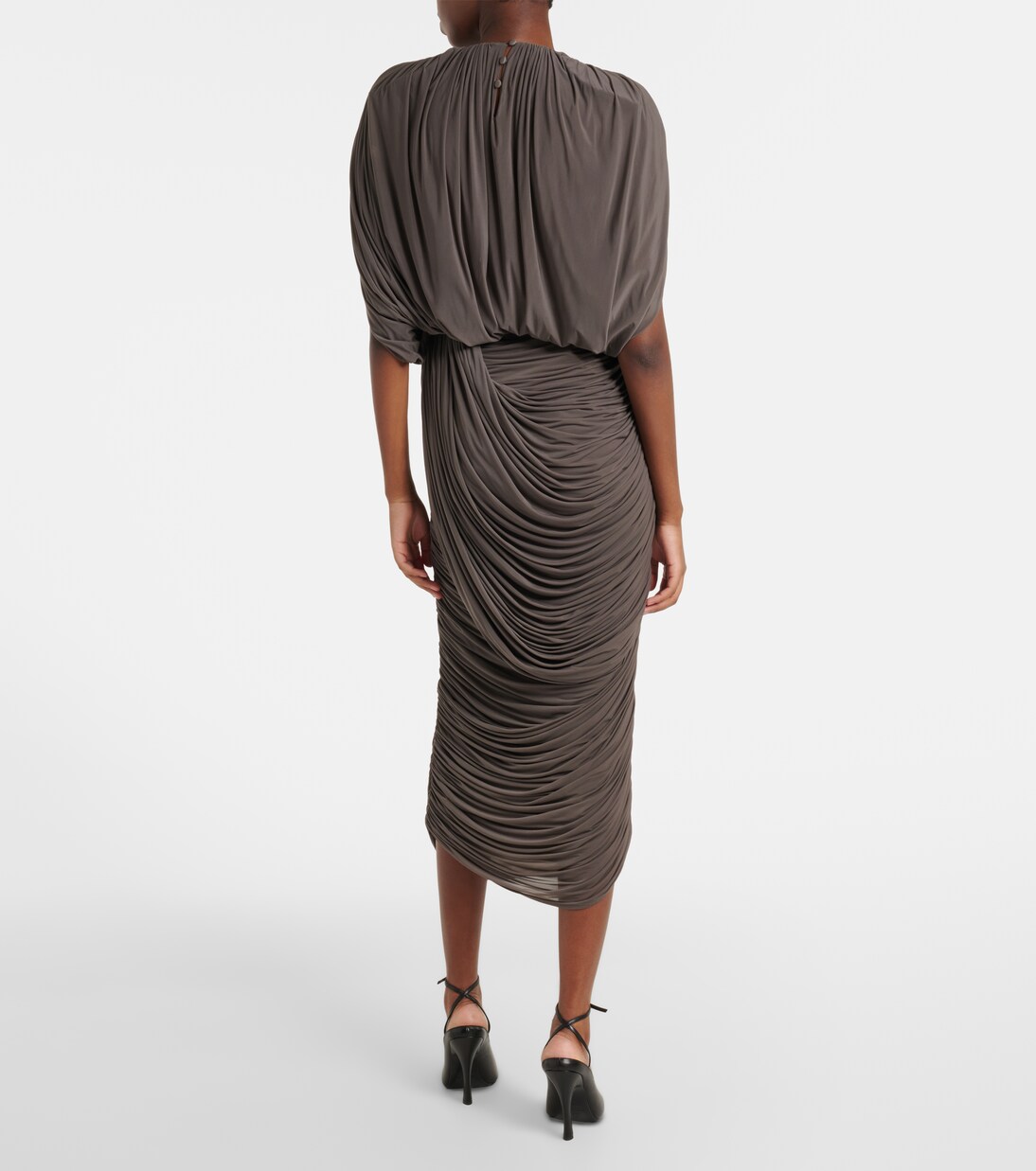 Draped jersey midi skirt | Magda Butrym