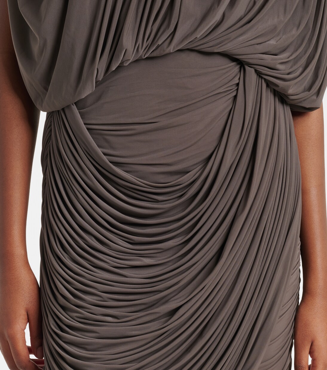 Draped jersey midi skirt | Magda Butrym